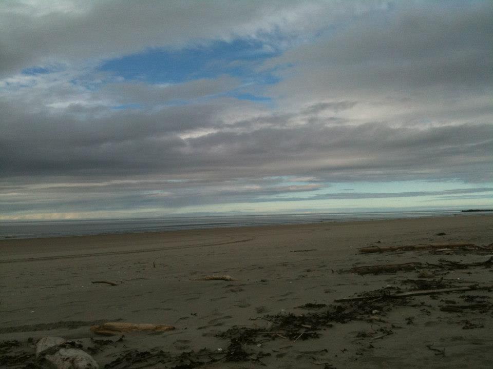 Land and Sea: the place where two worlds meet. The energy at the point of the divide between worlds is charged. I put this same energy that I feel into the braids separating the forms in Naaxiin weaving.