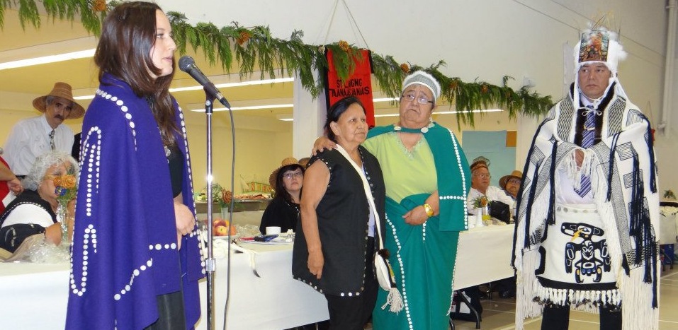 The precious opportunity to speak to the Haida nation.