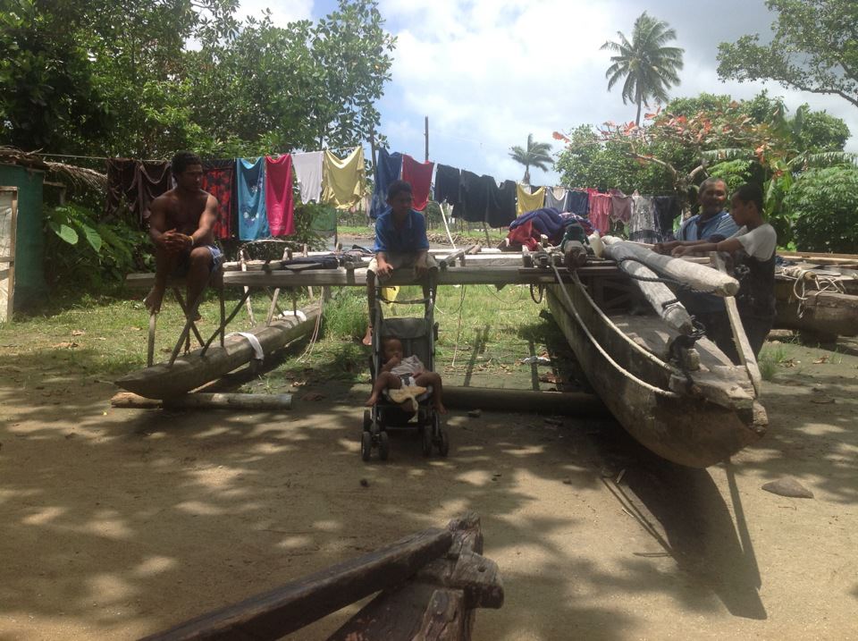 Customary village of Korova, Fiji.