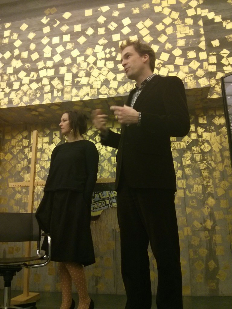 Peter Fux, Curator of the Americas. He never failed to introduce me as someone who knows as much about the universe as the astrophysicists! My kinda place, where weaving is respected. 